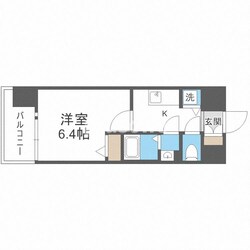 エスリード大阪STATIONの物件間取画像